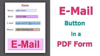 How to Create Email Button in a Fillable PDF Form using Foxit PhantomPDF