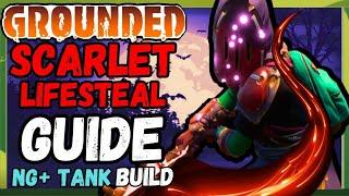 Scarlet Lifesteal 2.0 -  IMMORTAL Tank Build in GROUNDED NG+