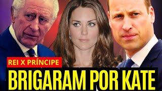 Príncipe William enfrenta o rei por Kate Middleton e não quer substituição de seu papel na monarquia