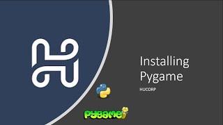 Installing Pygame