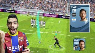 OMG!! L.MESSI 100 Rated Review  Insane Dribbler  PES 21 MOBILE