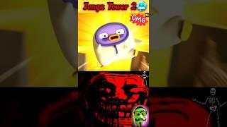 troll face meme  jenga tower ( part-290 ) #shorts #skibiditoilet