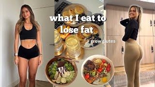 WHAT I EAT IN A DAY to lose fat and gain muscle