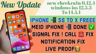 iphone 6 MEID iCloud Bypass iOS 12.5.3 Notification Fix Calling Fix Live Prof how to Bypass iphone 6