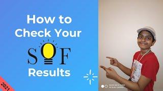 How to Check Your SOF Results (For All SOF Exams)