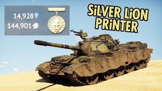 Printing SILVER LIONS with this Easy Mode Tank - ZTZ59A in War Thunder