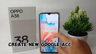How To Create a Google Account On Oppo A38