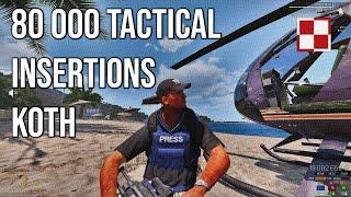 80 000 Tactical Insertions  Arma 3 KOTH - First Person Pilot