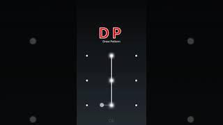 DP pattern lock pattern lock style hard pattern lock super pattern lock pattern lock password screen