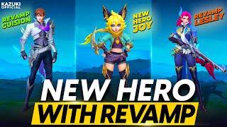 NEW MUSICAL HERO JOY WILL BE THE NEXT LANCELOT IN MLBB | REVAMPED GUSION & LESLEY