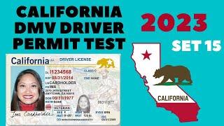 California DMV Written Test 2023 | SET 15