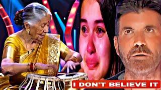 90-Year-Old Indian Woman’s Emotional Story & Mind-Blowing Tabla Performance on AGT!