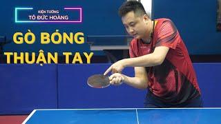 Table Tennis Tutorial | How to play table tennis - Forehand push  | Hoang Chop Bong Ban