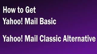 Yahoo Basic Mail | Yahoo Mail Basic