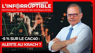 -5 % sur le CAC40 : alerte au krach ?