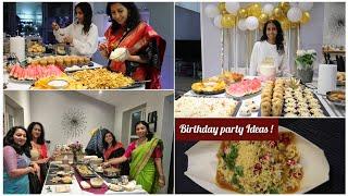 Birthday Party Food Ideas | Ragda Patties | Pizza tart | Vegetarian Teppanyaki food Ideas