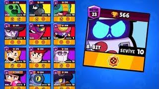 MAX 8-BİT ile TÜM KARAKTERLERİ KAPIŞTIRDIK! W/ Melik Özkuyumcu Brawl Stars