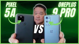 Google Pixel 5a vs OnePlus 9 Pro Camera Comparison | OP 9 Pro Oxygen OS 11.2.9.9