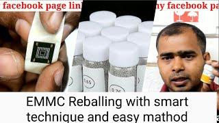 how to reballing emmc chip smart technique just 5 minutes