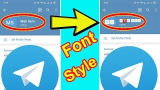 How to Font Style Name on Telegram - Make Telegram Name Stylish
