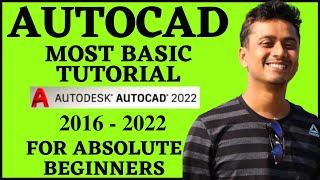 Autodesk AutoCAD 2016 to AutoCAD 2022 | AutoCAD Tutorial (2D) for Beginners [Complete] | (Part-1)