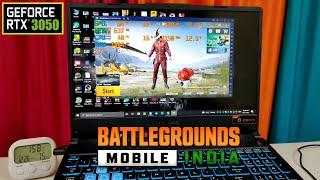 BGMI India [PUBG Mobile] - 90 FPS - Asus Tuf A15 - Ryzen 7 4800H - RTX 3050 