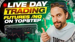 LIVE Day Trading Futures | 5 Funded Accounts on Topstep!