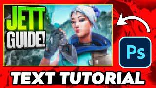 New Text Style in Photoshop ! | Valorant Gaming Thumbnail tutorial