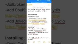 How To Install Theos & SDK on your iDevice