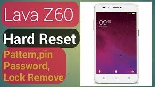 Lava z60 hard reset// pattern pin.password //lock remove