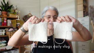 CrochetObjet knitting DAILY VLOG - Join me on a SUNDAY Summer day at home - I made a Tallow cream