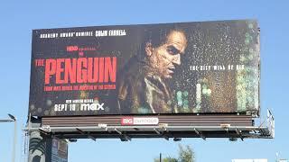 Colin Farrell The Penguin Billboard Sunset Blvd Los Angeles California USA September 30, 2024