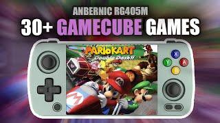 Can the Anbernic RG405M play Gamecube Games?