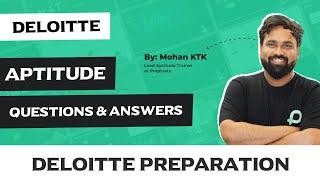 Deloitte Aptitude Questions and Answers 2024 | Deloitte Aptitude Test 2024