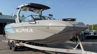 WAKE SURFING Powerhouse: SUPRA SE 550 - for sale at MarineMax Nisswa, MN! Upgraded for 2025