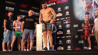 KSW 44: Chris Fields vs Wagner Prado weigh-in