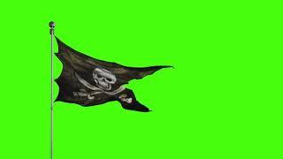 Pirate Flag ( Green Screen )