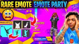 Most Rare Emote In Emote Party Event  | 5000+ Diamond Waste In Rose Emote 