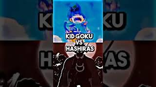 Goku vs hashiras#goku#tanjiro#naruto#ichigo#luffy#demonslayer#dragonball#anime#shorts