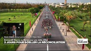 Emmanuel Macron au Maroc : "Des visages de réconciliation affichés à Rabat" • FRANCE 24