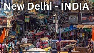 Discovering the Vibrant Heart of Paharganj, New Delhi - Walking in India 4K HDR