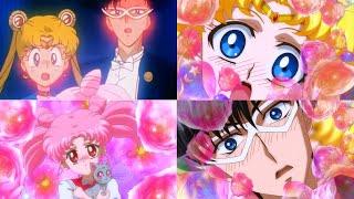 When Usagi & Mamoru found out Chibiusa is their daughter (1994 vs 2015)