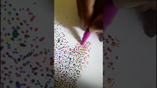 Multicolored Dots pixolog drawing # YouTube shorts plz like and subscribe # shorts