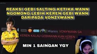 Gebi Salting!!! Wan ngomong Gebiwan Lebih cocok daripada Vonzywann