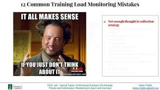 12 Common Training Load Monitoring Mistakes