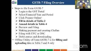 TAMIL | Tax Deductors on Filing of Form GSTR 7 using Offline tool on GST Portal