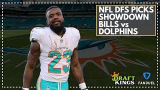 NFL DFS Picks for Thursday Night Showdown, Bills vs Dolphins: FanDuel & DraftKings Lineup Advice