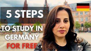 I ENTERED FREE GERMAN UNIVERSITIES in 5 STEPS