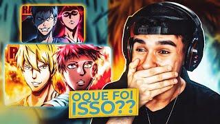 (2 em 1) REACT - Se Ajoelhe (Akashi e Aomine) e Me Olhe de Baixo (Akashi e Nash Gold) TK feat Flash