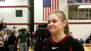 Christine Clark Interview After Win Over Dartmouth